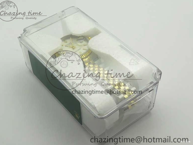 MiroTime 0519 DateJust 36 SS YG 126233 ARF 1:1 Best Edition Silver Dial Stick Markers on SS YG Jubilee Bracelet SH Elegant 3430
